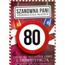 Yeku Karnet Urodziny 80 damskie JCX - 020