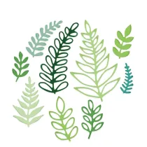 Dalprint dpCraft Zestaw wykrojnik�w ozdobne ga��zki 8 szt