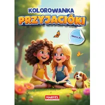 Przyjaci�ki. Kolorowanka z naklejkami