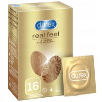 Durex prezerwatywy bez lateksu Real Feel bezlateksowe 16 szt.
