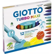 Markery Turbo Maxi 12 kolor�w GIOTTO