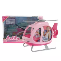 Lalka 29cm z helikopterem Adar