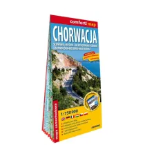 Chorwacja mapa samochodowa 1:750 000 laminat 2024