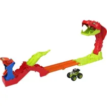 Hot Wheels Monster Trucks Mega skok Nokaut w�a Mattel