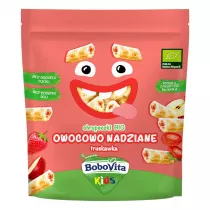 BoboVita Chrupeczki owocowo nadziane truskawka po 3. roku ycia 30 g Bio