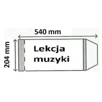 Mirpol Ok�adka na podr�cznik Lekcja muzyki 25 szt.