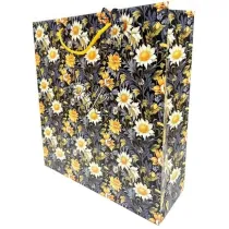 Fresh Torebka ozdobna matowa Kwiaty 35x37x12cm