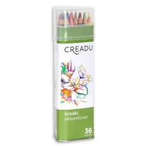 Kredki Akwarelowe 36 Kolorw Creadu