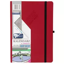 Kalendarz 2024/2026 B5 18M + notes Hip Hop czerw