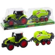 Traktor do belowania zielony Leantoys