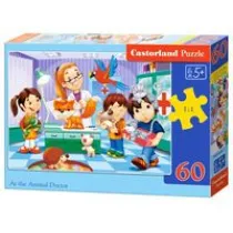 Puzzle 60 el. U weterynarza Castorland