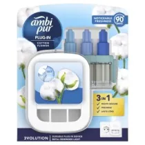 Ambi Pur 3Volution Elektryczny od�wie�acz powietrza, zestaw startowy Cotton 20 ml