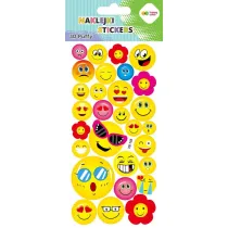 Happy Color Naklejki 3D PUFFY-Funny Emoticon 9.5x22 cm