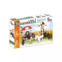 Klocki konstrukcyjne 183 el. Farma Alleblox