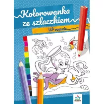 Kolorowanka ze szlaczkiem W oceanie