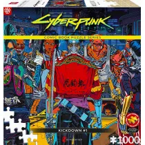 Puzzle 1000  Comic Book Cyberpunk 2077 Kickdown Good Loot