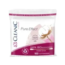 Cleanic Patyczki higieniczne zapas Pure Effect 100 szt.