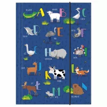 Derform Teczka z gumk A4 Alfabet