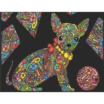 Kolorowanka Welwetowa Colorvelvet A4 Chihuahua