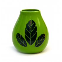 Gaucho Cebar Matero ceramiczne Luka Hoja green 350 ml