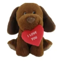 Piesek pluszowy z sercem 35cm Simba