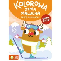 Kolorowa zima malucha. Zimowe kolorowanie