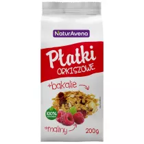 NaturaVena P�atki orkiszowe z malinami i bakaliami 200 g