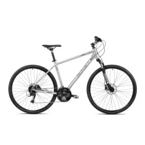 Romet Rower crossowy ORKAN 4 M LITE 2023 srebrno-czarny 18 M
