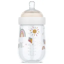 Mepal Butelka ze smoczkiem Mio Sunshine & Rainbow 108061565245 240 ml