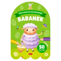 Baranek. Wielkanocne kolorowanki