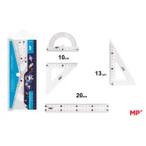 Mp Main Paper Zestaw geometryczny w etui Kosmos 4 elementy