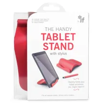 Handy Tablet Stand - podstawka pod tablet z rysikiem - czerwona