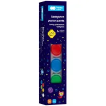 Farby plakatowe Pixi Planet 6 kolorw Happy Color