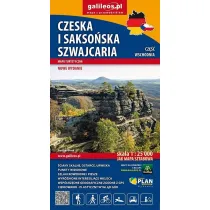 Mapa turystyczna - Czeska i Saksoska Szwajacaria