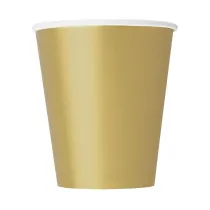 Godan Kubeczki papierowe zote 270ml 8 szt