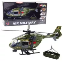 Helikopter wojskowy hak + nosze + wiato 1:12 Leantoys