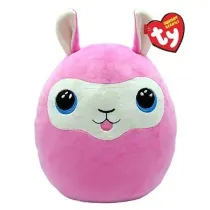 Squishy Beanies Lana - r�owa lama 30cm Ty