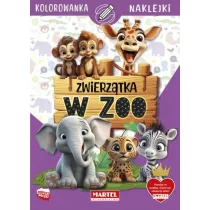 Kolorowanka z naklejkami. Zwierz�tka w zoo