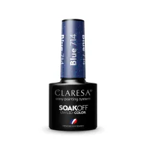 Claresa Soak Off UV/LED Blue lakier hybrydowy 714 5 g