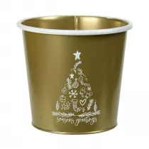 ProGarden Donica na drzewko choinkowe 15 cm zoty