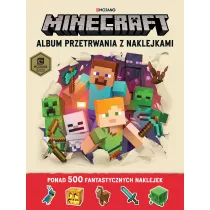 Minecraft Album przetrwania z naklejkami