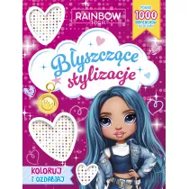 Rainbow High. B�yszcz�ce stylizacje. Koloruj i ozdabiaj