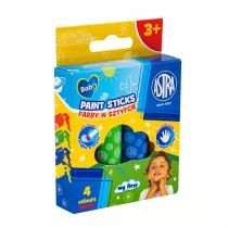Farby w sztyfcie Jumbo Baby 4kolory ASTRA 311024001