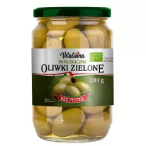 Vitaliana Oliwki zielone drylowane w zalewie 280 g Bio