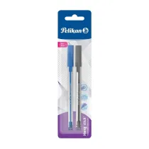 Pelikan D�ugopis Hang Stick niebieski i czarny blister 2 szt.