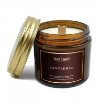 Your Candle wieca sojowa zapachowa z drewnianym knotem gentleman 120 ml