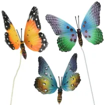 ProGarden Dekoracja ogrodowa do wbicia Motyl 3 szt.