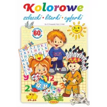 Kolorowe szlaczki, literki, cyferki