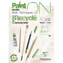 Clairefontaine Blok A3 papier z recyklingu 250g 30ark