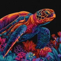 Ideyka Malowanie po numerach - Tajemniczy ��w 30x30cm